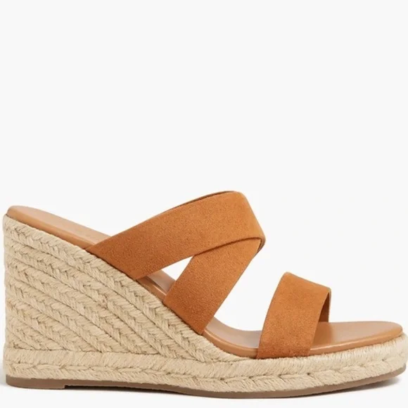 J. Crew Wide-strap espadrille mule wedges - Picture 2 of 6